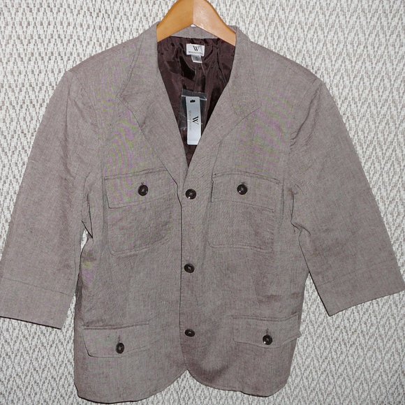 Worthington 3/4 Sleeve Blazer Suit Jacket XL NWT - Picture 7 of 9